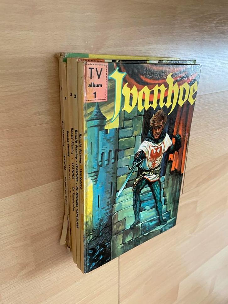 Ivanhoe stripboeken - TV album 1, 2, 3, 4 en 7, Boeken, Stripboeken, Gelezen, Meerdere stripboeken, Ophalen of Verzenden