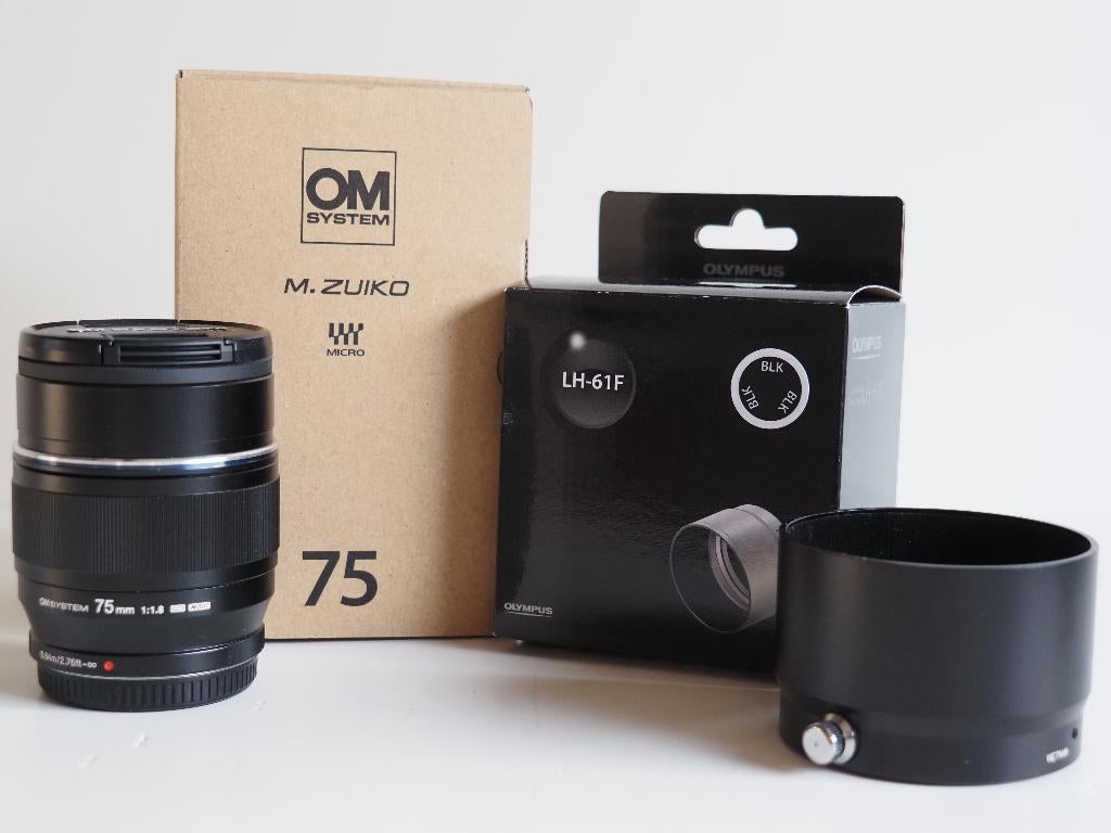 OM SYSTEM 75mm 1.8, Audio, Tv en Foto, Fotografie | Lenzen en Objectieven, Ophalen of Verzenden, Zo goed als nieuw, Standaardlens