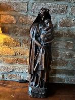 Groot antiek beeld, Mariabeeld 18e eeuw, Antiek en Kunst, Ophalen of Verzenden