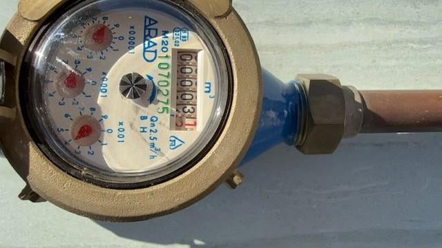 watermeter, Doe-het-zelf en Verbouw, Meetapparatuur, Ophalen, Gebruikt, Vocht of Vloeistof