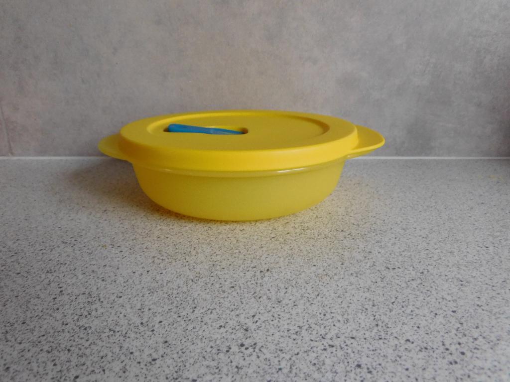 Tupperware Crystal Wave Kom 400 ml. Geel, Ophalen of Verzenden, Zo goed als nieuw, Geel, Bak of Kom