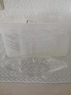 Glazen schaaltjes met reliëf, Ophalen, Rond, Glas