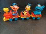 Sesamstraat Trein met Elmo, Bert en Koekiemonster, Ophalen of Verzenden, Gebruikt, Jongen of Meisje