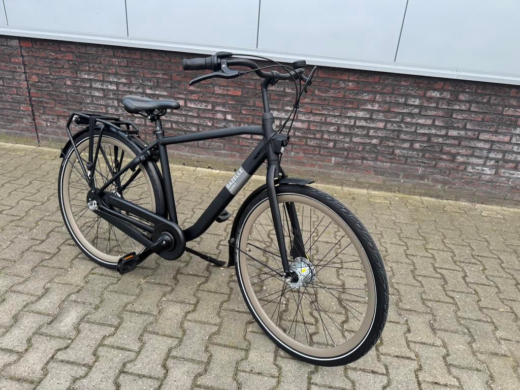 Nieuw staat Gazelle esprit c3 50 cm heren fiets mat zwart, Ophalen, Versnellingen, 49 tot 53 cm, Zo goed als nieuw