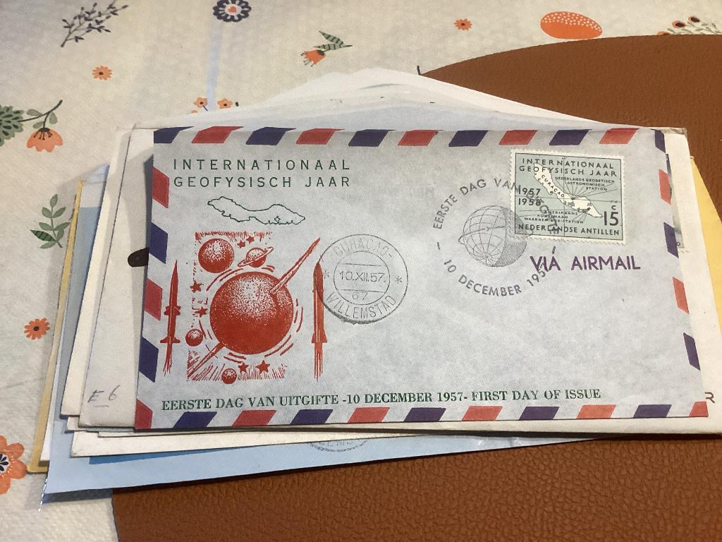 No450 Nederlandse Antillen E5 Heb ook van Nederland jaargang, Postzegels en Munten, Postzegels | Eerstedagenveloppen, Ophalen