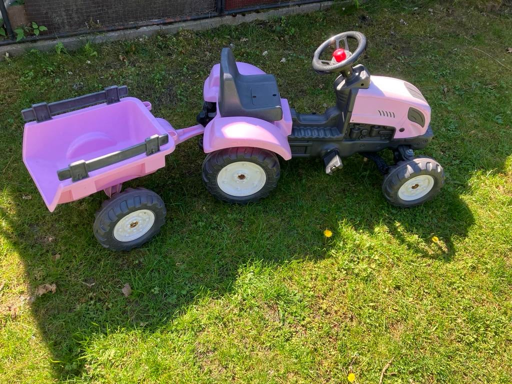 Trap tractor, Kinderen en Baby's, Speelgoed | Buiten | Skelters, Ophalen, Gebruikt, Overige merken