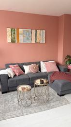 Grijze hoekbank 3 zits, Huis en Inrichting, Banken | Sofa's en Chaises Longues, Ophalen, Gebruikt, Vierpersoons of meer, 250 tot 300 cm