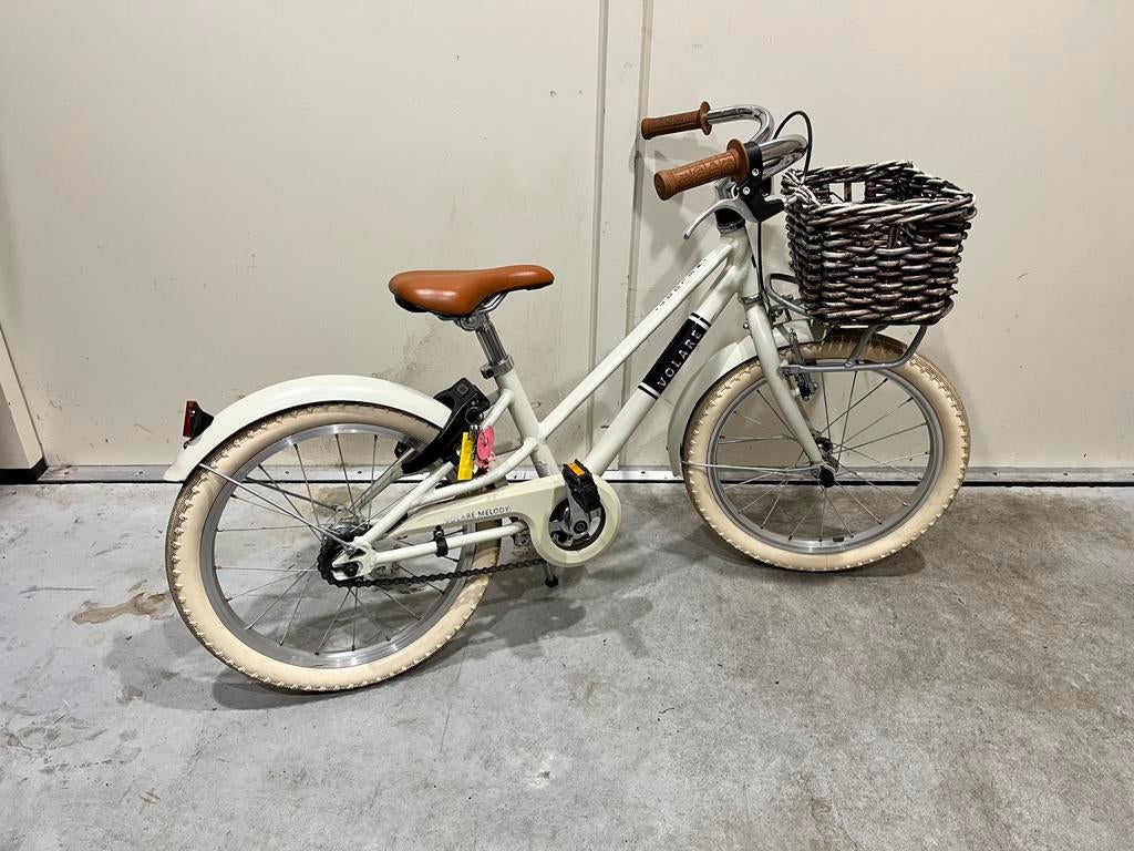 Volare Melody kinderfiets 18 inch nette staat meisjes fiets, Ophalen, Zo goed als nieuw, 18 inch, Handrem