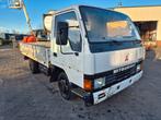 Mitsubishi Canter FB433 flatbed truck < 3.5t, Auto's, Gebruikt, 4 cilinders, 2477 cc, Wit
