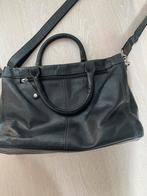 Zwarte leren tas Bolla BB, Ophalen of Verzenden, Zo goed als nieuw, Zwart, Handtas