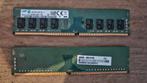 2x Samsung DDR4 4GB PC4-2133P RAM Geheugenmodules (tot. 8GB), Computers en Software, RAM geheugen, Gebruikt, DDR4, Ophalen of Verzenden