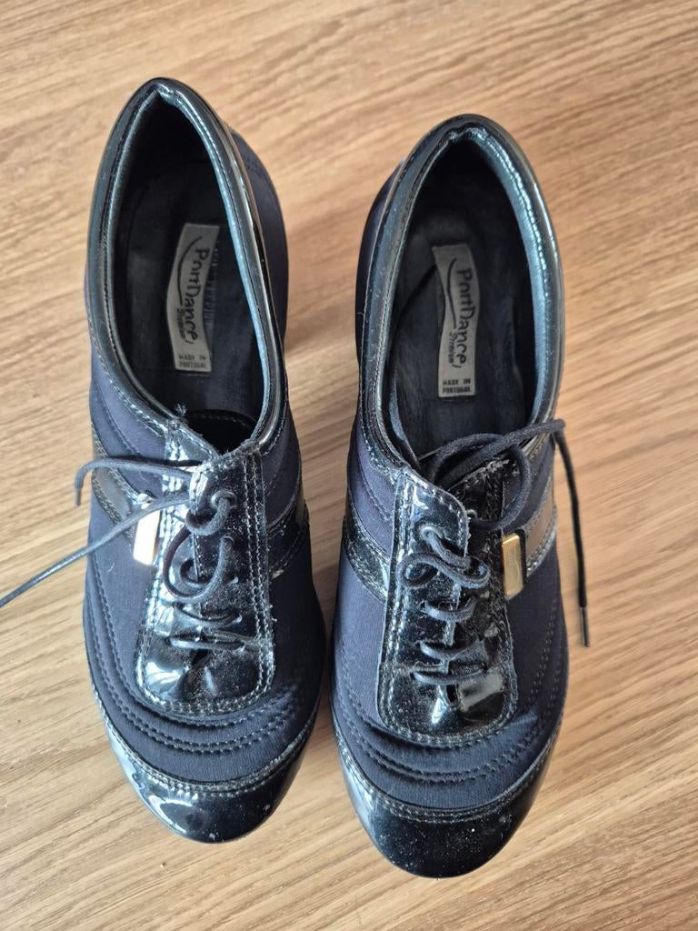Ballroom dansschoenen dames maat 39 merk PortDance zgan, Ophalen of Verzenden, Zo goed als nieuw, Schoenen