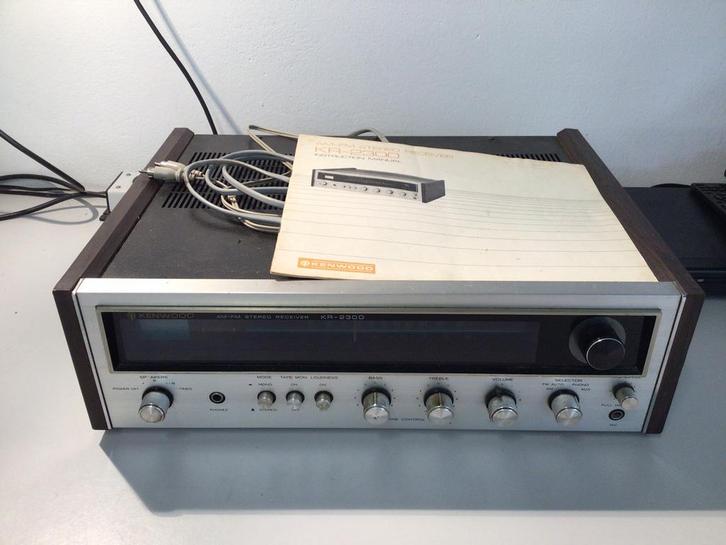 Kenwood KR 2300 receiver vintage met defect, Audio, Tv en Foto, Versterkers en Receivers, Niet werkend, Stereo, Minder dan 60 watt