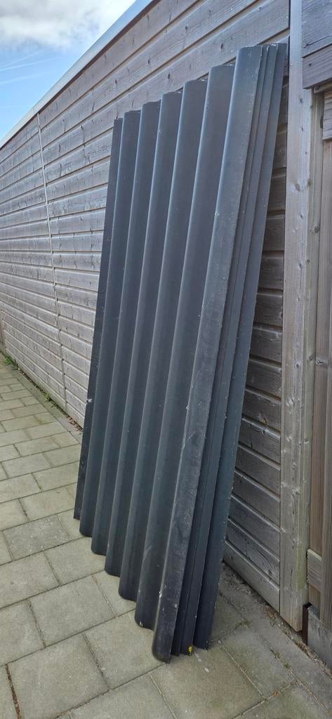 Dakplaat 110 bij 213
Ecolor donkergrijs 4x, Tuin en Terras, Schuttingen, Ophalen, Hout, Minder dan 3 meter, 1 tot 2 meter