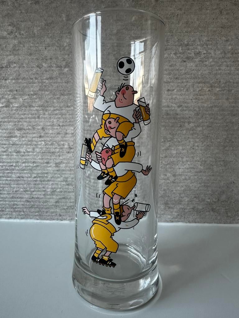 Gaaf Marcel Bierenbroodspot Ritzenhoff bierglas 0,5 liter, Ophalen of Verzenden, Zo goed als nieuw, Glas of Glazen, Overige merken
