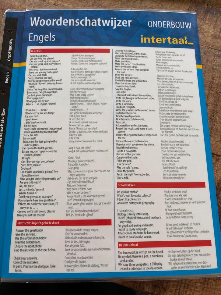 Woordenschatwijzer Engels Onderbouw Intertaal, Boeken, Taal | Engels, Gelezen, Non-fictie, Ophalen of Verzenden