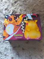 Lunchbox tin blik pokemon Charizard Pikachu, Ophalen of Verzenden, Nieuw, Jongen of Meisje