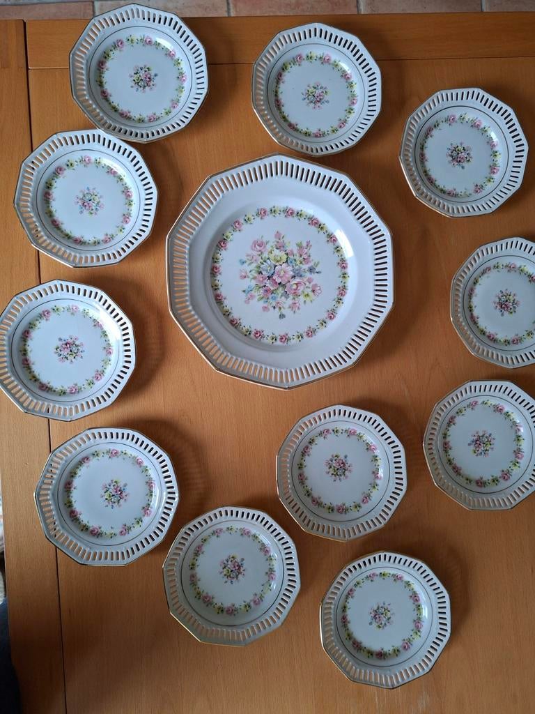 Vintage gebakstel Frankonia, Huis en Inrichting, Keuken | Servies, Ophalen, Overige stijlen