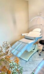 Behandelstoel massagestoel, Huis en Inrichting, Stoelen, Gebruikt, Wit, Leer, Ophalen of Verzenden