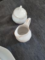 Vintage Korona Porselein Set uit Polen - Wit met Goud, Antiek en Kunst, Antiek | Porselein, Ophalen