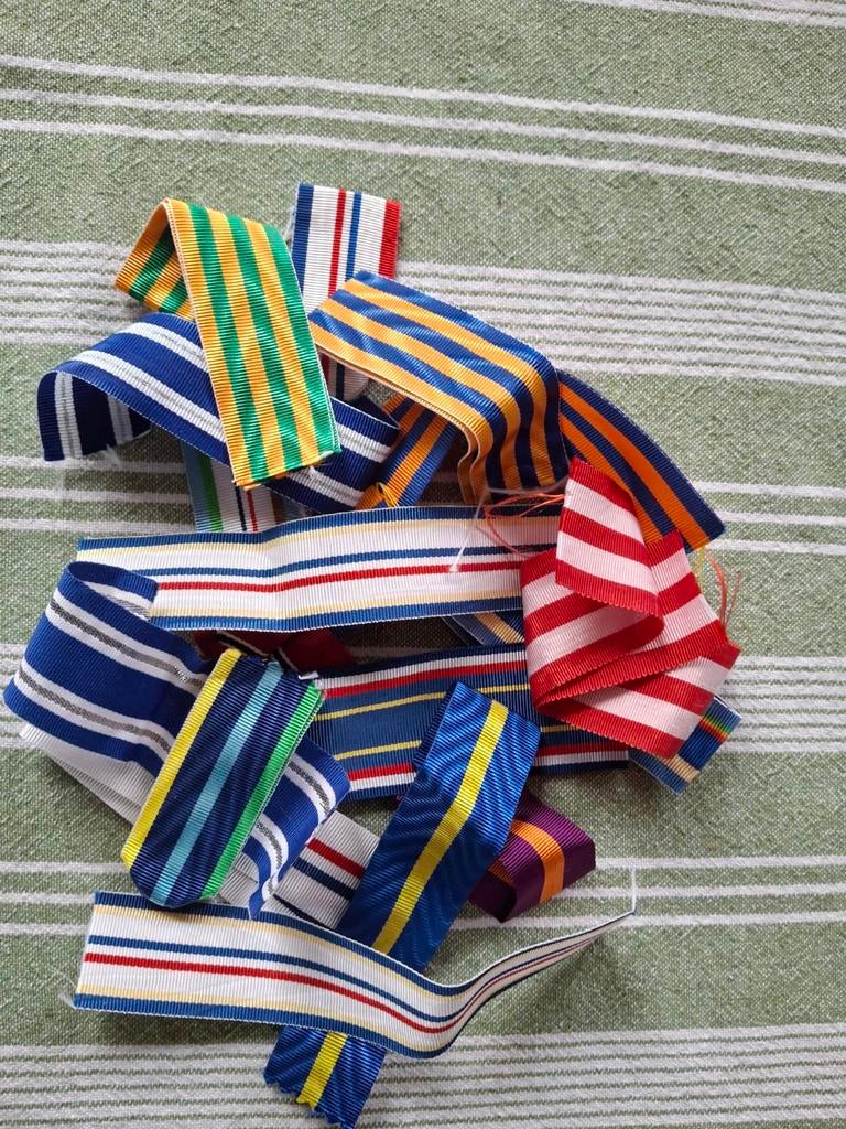 Medaille lint, Ophalen of Verzenden, Landmacht, Nederland, Lintje, Medaille of Wings