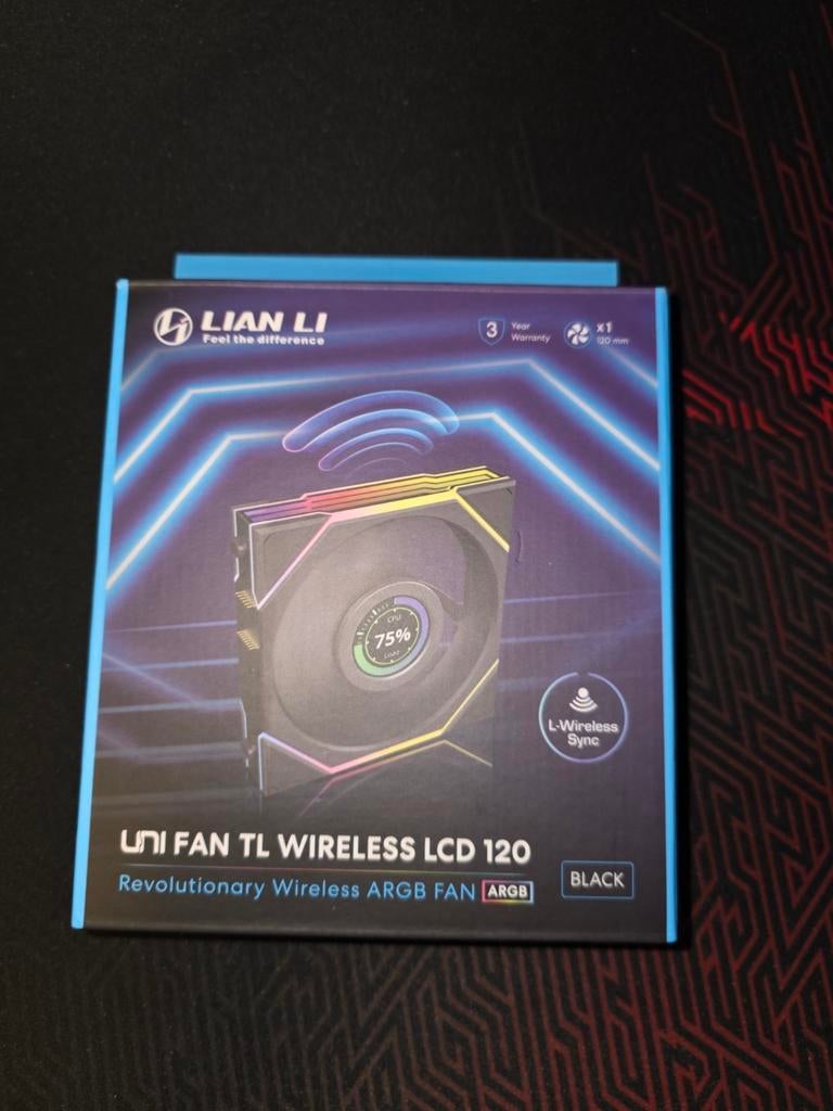 Lian Li Uni Fan TL Wireless LCD 120 Nieuw, Computers en Software, Ophalen of Verzenden