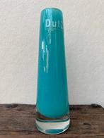 DutZ - Vaasje - Turquoise!, Overige kleuren, Ophalen of Verzenden, Minder dan 50 cm, Glas