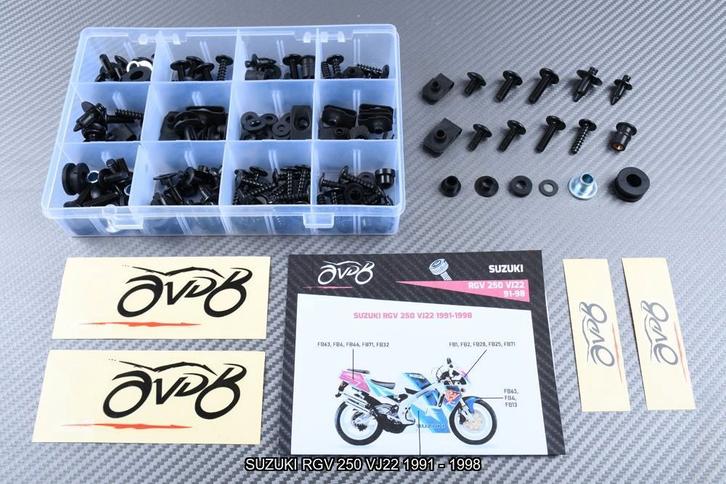 Kuip bouten set voor SUZUKI RGV 250 VJ22 1991 - 1998, Motoren, Accessoires | Overige, Nieuw, Ophalen of Verzenden