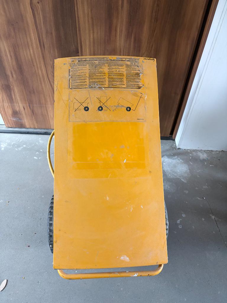 Bouwdroger te huur, Ophalen, Gebruikt, Afzuiger