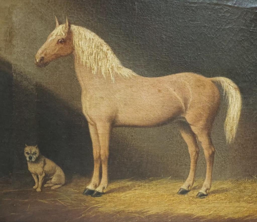 Schilderij van paard, Ophalen