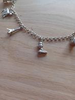 Ketting met 8 hangers, Met hanger, Ophalen of Verzenden, Zo goed als nieuw, Zilver