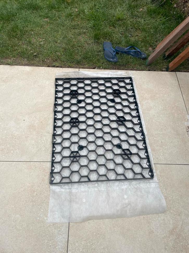 Grindrooster 80x60 cm - 5 stuks, Tuin en Terras, Grind, Keien en Split, Nieuw, Overige typen, Zwart, Ophalen
