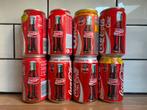 8 Coca-Cola blikjes uit verschillende landen - Dubbele set, Verzamelen, Ophalen of Verzenden, Overige