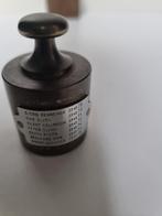 Vintage messing gewicht met namen en nummers, Ophalen of Verzenden
