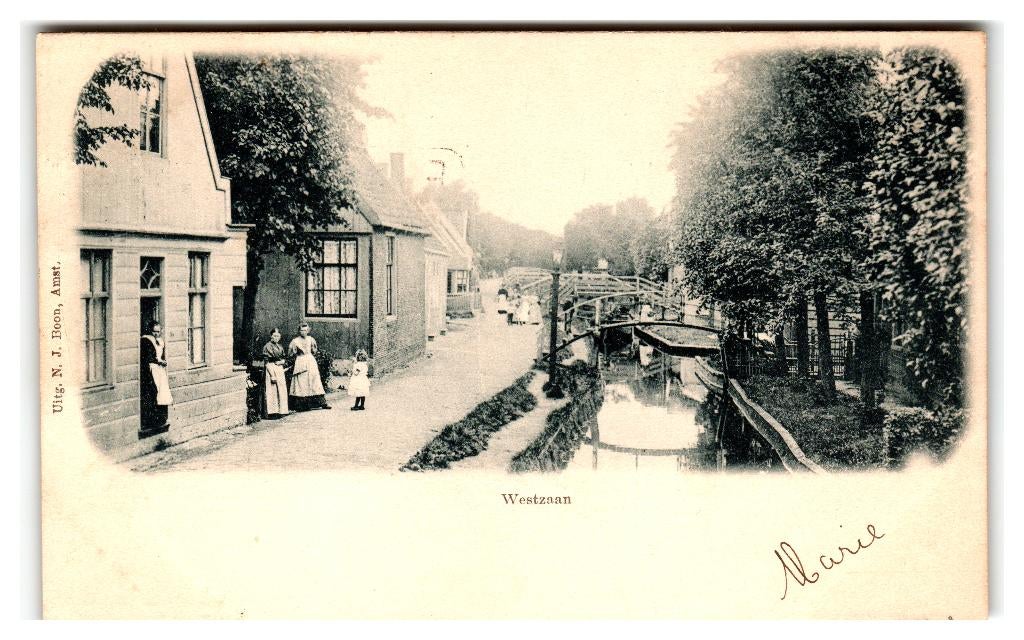 Westzaan, Verzenden, Voor 1920, Gelopen, Noord-Holland
