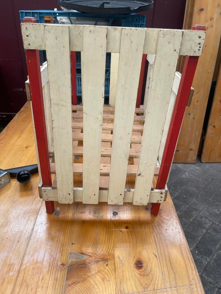 Vintage Poppenledikant - 60 jaar oud, Ophalen, Gebruikt, Meisje