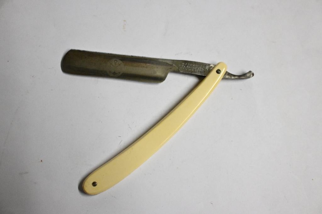 scheermes klapmes ss anker merk solingen magnetstahl, Antiek en Kunst, Ophalen of Verzenden