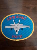 Navy Patch F/A-18 Hornet, Ophalen of Verzenden, Marine, Amerika, Embleem of Badge