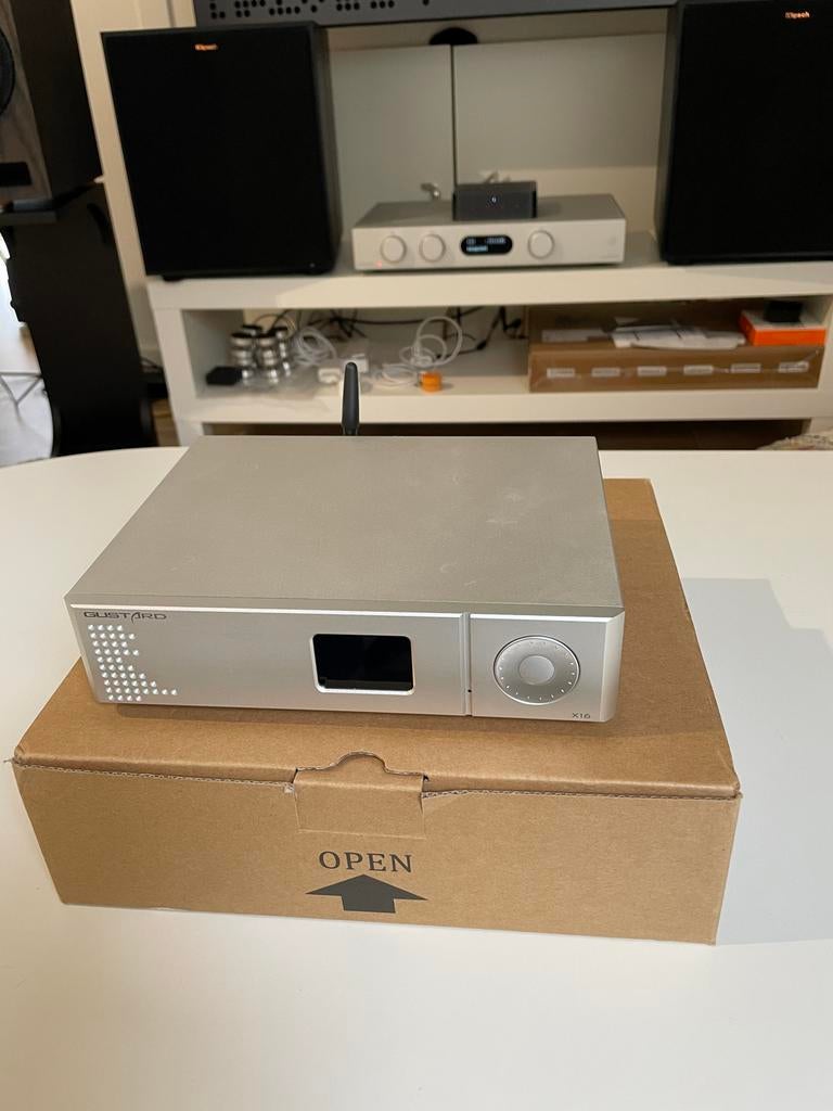Gustard X16 DAC MQA Two ES9068AS Balanced - Silver, Ophalen of Verzenden, Zo goed als nieuw
