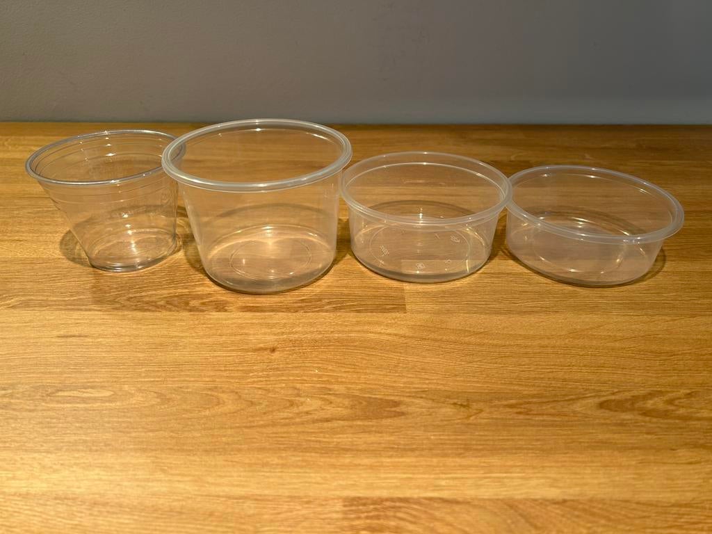 Grote partij disposable bakjes/schaaltjes, Huis en Inrichting, Keuken | Servies, Ophalen, Nieuw, Overige stijlen, Schaal of Schalen