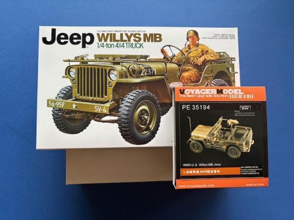 Tamiya Jeep & Voyager update set 1/35 35219 pe35194, Verzenden, Nieuw, 1:32 tot 1:50, Italeri