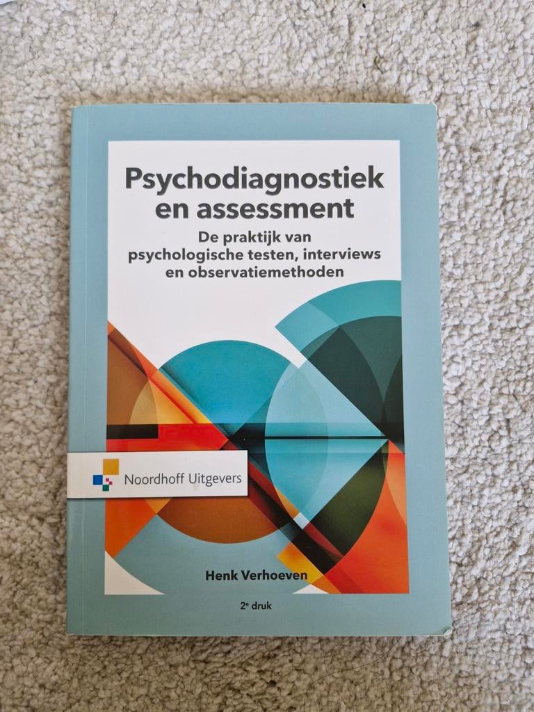Psychodiagnostiek en assessment - Henk Verhoeven, Boeken, Ophalen of Verzenden, Zo goed als nieuw, Klinische psychologie, Henk Verhoeven
