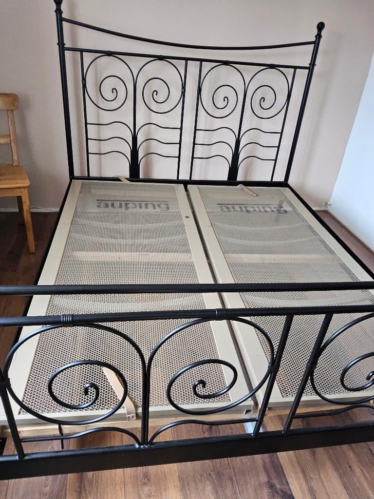 Gratis ophalen ikea bedframe zwart, Huis en Inrichting, Ophalen, Gebruikt, Zwart, Tweepersoons