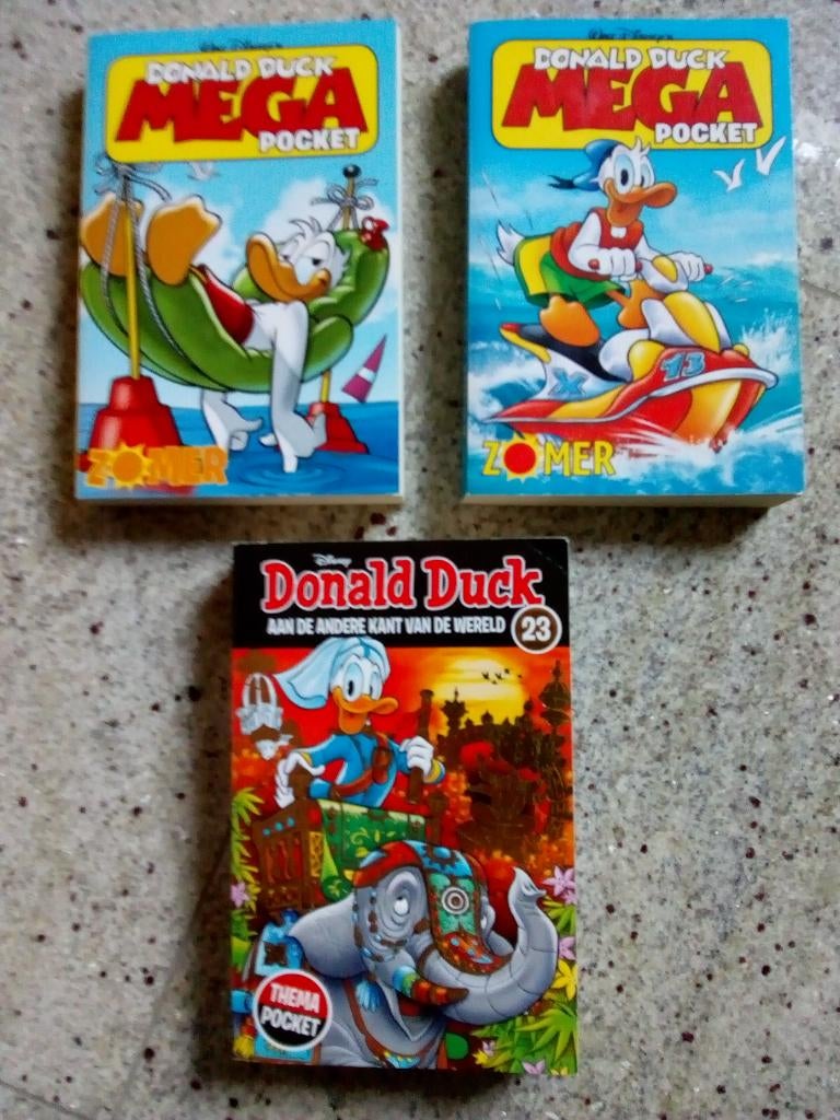 Donald Duck Zomerpocket of Thema Pocket (W), Meerdere stripboeken, Ophalen of Verzenden, Gelezen
