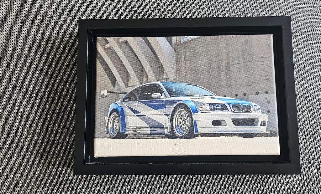 Need for Speed Most Wanted BMW M3 GTR schilderij, Ophalen of Verzenden