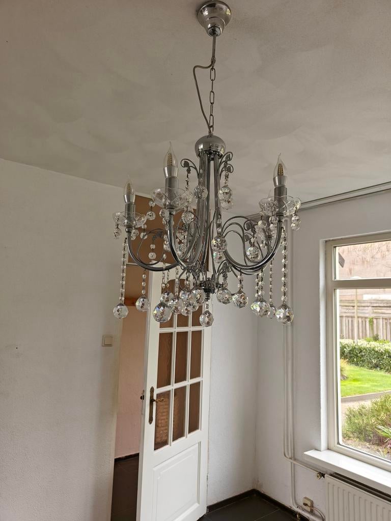 Twee kroonluchters, Huis en Inrichting, Ophalen, Gebruikt