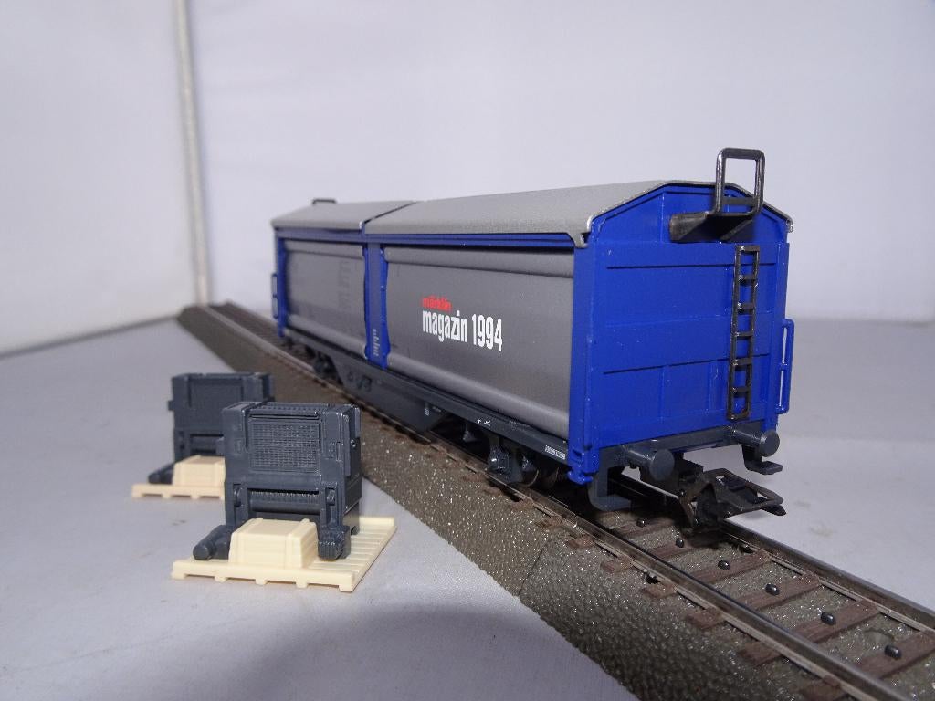 Marklin-magazin 84633 schuifwandwagon met 2x drukpers (#871), Wisselstroom, Ophalen of Verzenden, Märklin, Nieuw