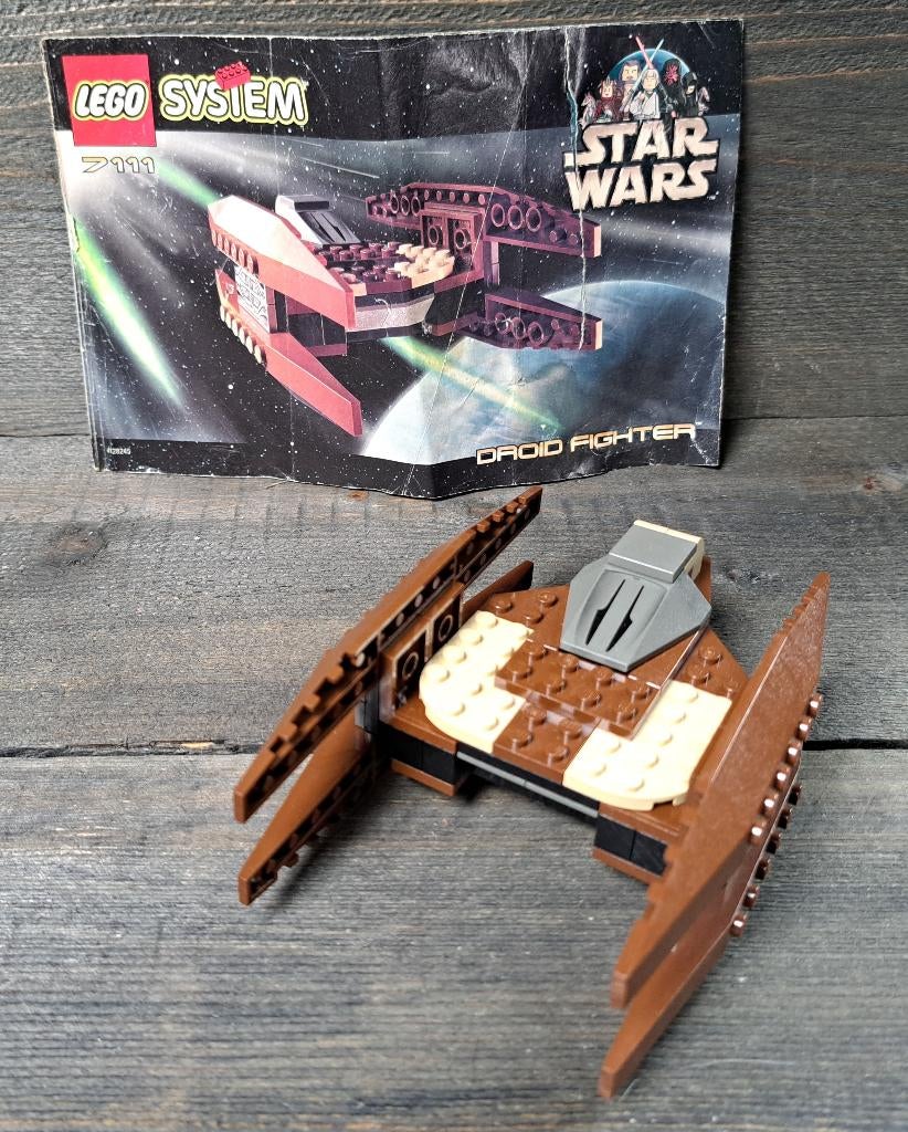 Lego Star Wars set 7111. Droid Fighter, Kinderen en Baby's, Speelgoed | Duplo en Lego, Ophalen of Verzenden, Zo goed als nieuw