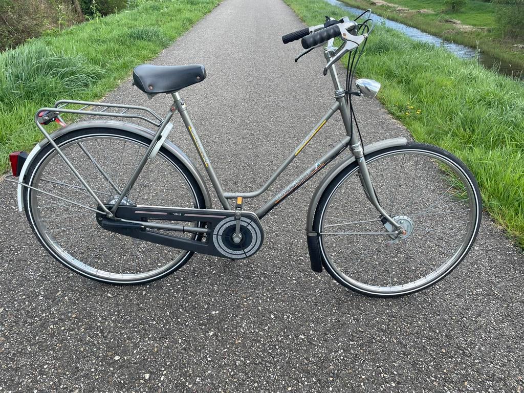 GAZELLE sterke damesfiets 3V fiets H 57cm fietsklaar, Ophalen, Gebruikt, Versnellingen, 56 cm of meer