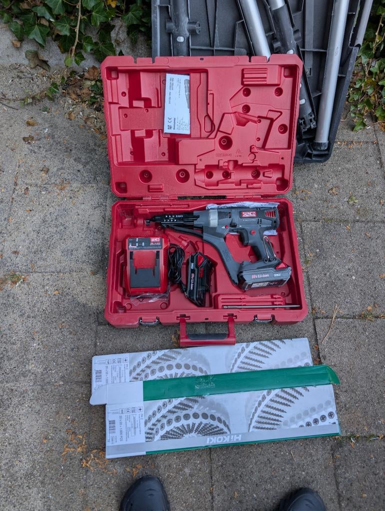 Senco Duraspin DS525-18V EU, Ophalen, Zo goed als nieuw, Boor- en Schroefmachine